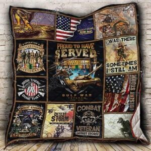 Desert Storm Veterans Quilt P554  Quilt
